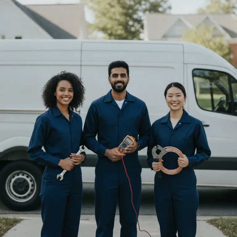 HVAC team in Compton